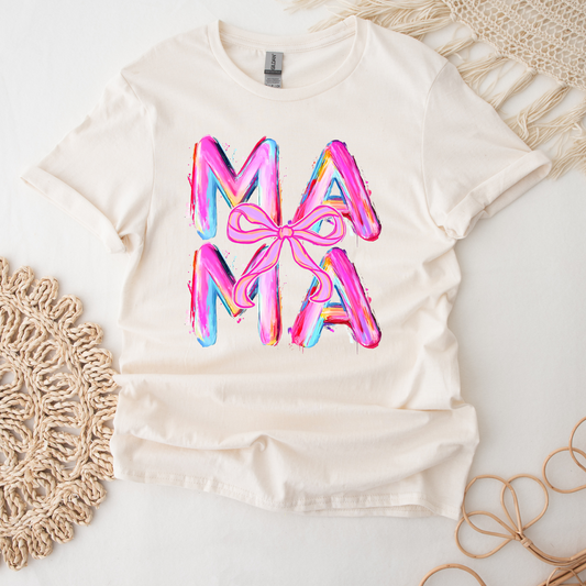 Mama Paint Splatter T-Shirt