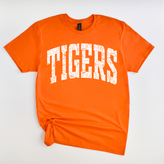 Distressed White Tigers T-Shirt