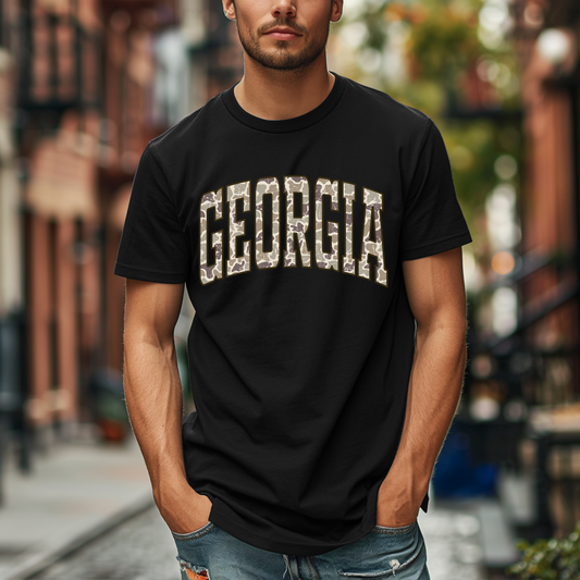 Distressed Georgia T-Shirt
