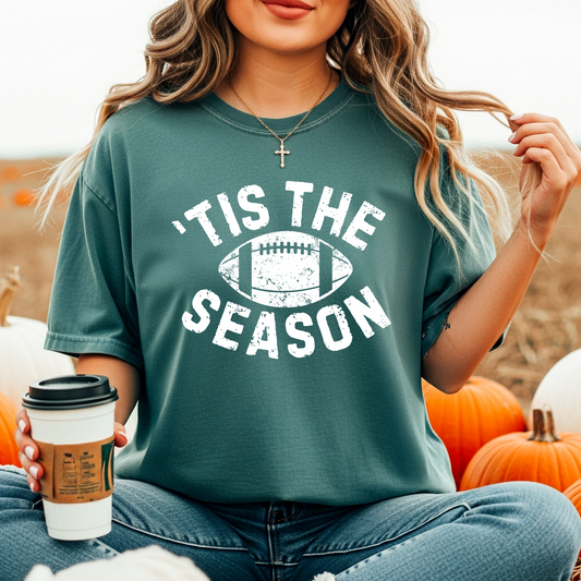 'Tis The Season Football White